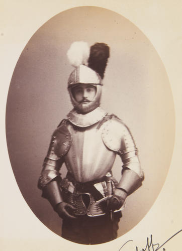 Count Albert Mensdorff Pouilly, 2nd son of the late Count Alexander Mensdorff, Prince Dietrichstein Nicolsburg, 1890. [Album: Photographic Portraits vol. 6/64 1888-1893]