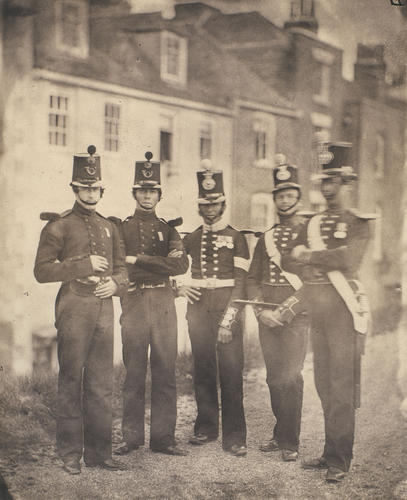 Soldiers of the Royal Marine Artillery and Rifle Brigade who served in the Crimean War Soldiers of the Royal Marine Artillery and Rifle Brigade who served in the Crimean War