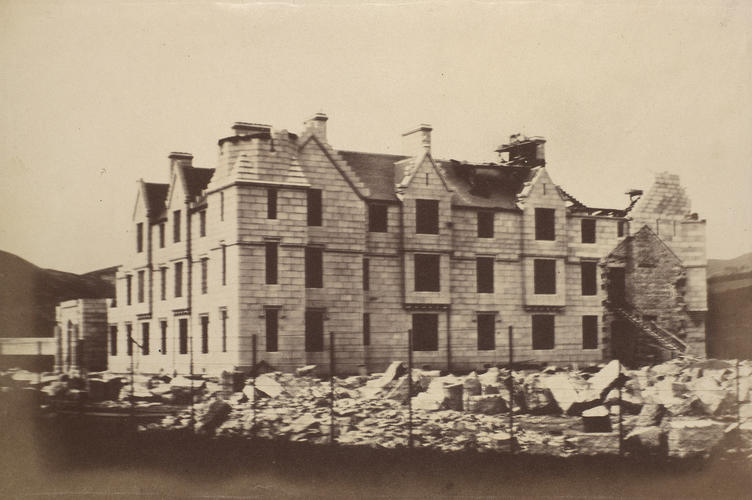 New House. Balmoral in the Spring of 1854