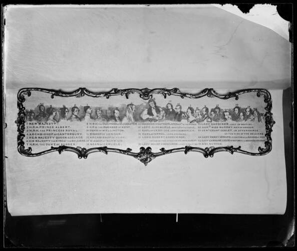 Glass plate negative of key for painting Glass plate negative of key for painting