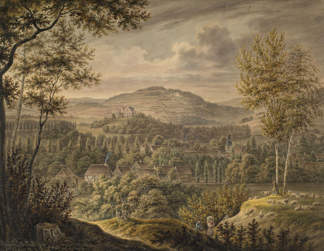 The Rosenau seen from Oeslau