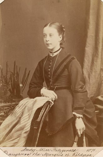 Lady Alice Fitzgerald, daughter of the Marquis of Kildare. [Photographs, English Portraits. Volume 70. ]