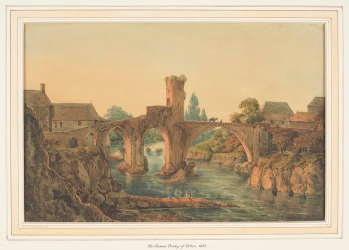 The Roman Bridge of Orthez, 1813