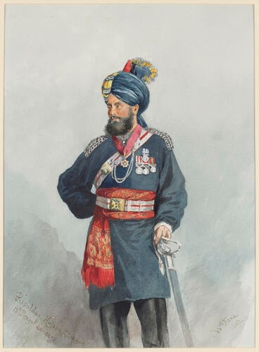 Risaldar-Major Hussan Ali Khan, Sirdar Bahadur, 13th Bengal Lancers