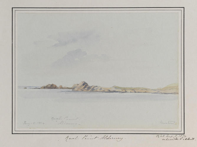 Master: Queen Victoria's Sketchbook 1848-1854
Item: [Roselle] Point. Alderney