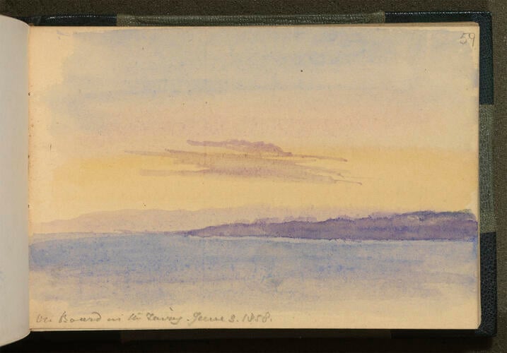 Master: SKETCHES FROM NATURE V. R. MDCCCLV TO MDCCCLVX
Item: On board the Fairy