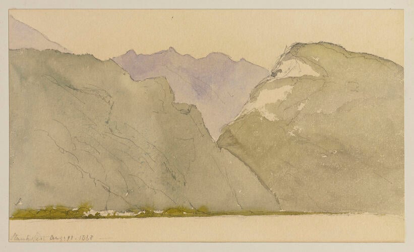 Master: SKETCHES BY QUEEN VICTORIA I
Item: Mountains in Lucerne