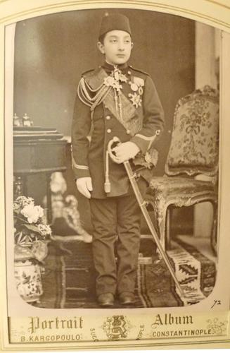 Mehemet Selim Effendi (eldest son of the Sultan of Turkey), November 1883. [Album: Photographs. Royal Portraits, 1876-1898]
