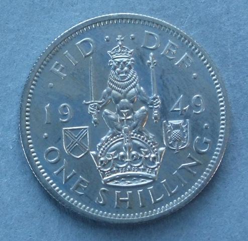 George VI Proof shilling (Scots type) George VI Proof shilling (Scots type)