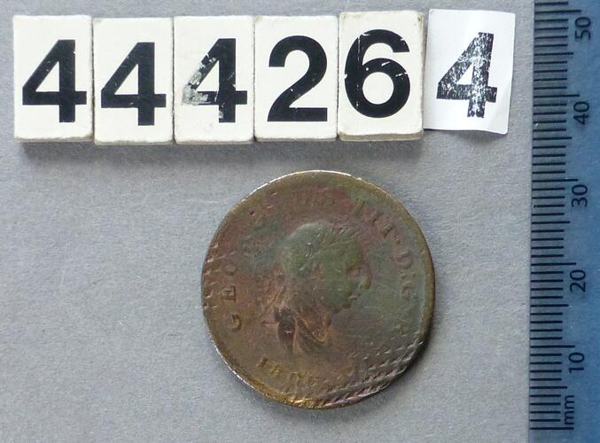 GREAT BRITAIN. George III fourth issue halfpenny GREAT BRITAIN. George III fourth issue halfpenny