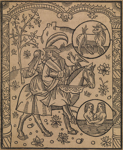 Master: Twelve woodcuts of the labours of the months from 'The kalender of shepherdes'
Item: May Master: Twelve woodcuts of the labours of the months from 'The kalender of shepherdes'
Item: May