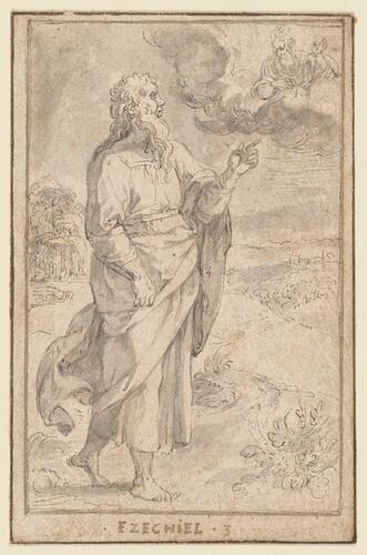 God The Father appearing to Ezechiel