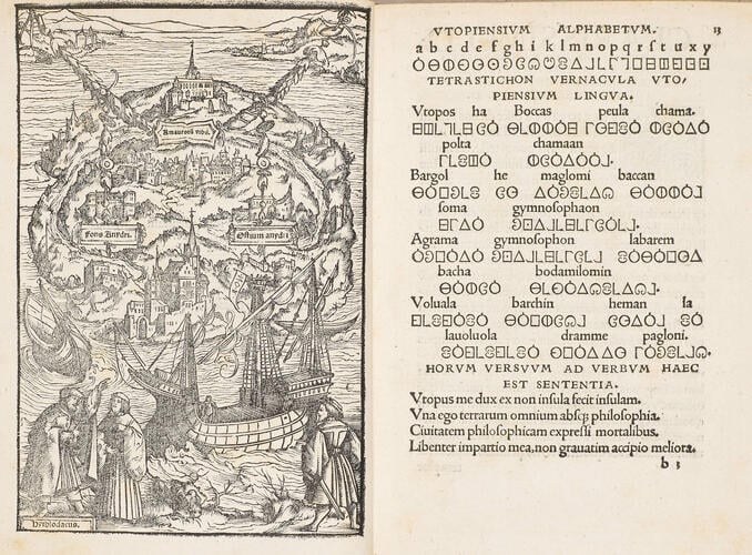 De Optimo reip. statu, deque nova insula Utopia ; Epigrammata / T. Mori Epigrammata Des. Erasmi Roterodami De Optimo reip. statu, deque nova insula Utopia ; Epigrammata / T. Mori Epigrammata Des. Erasmi Roterodami