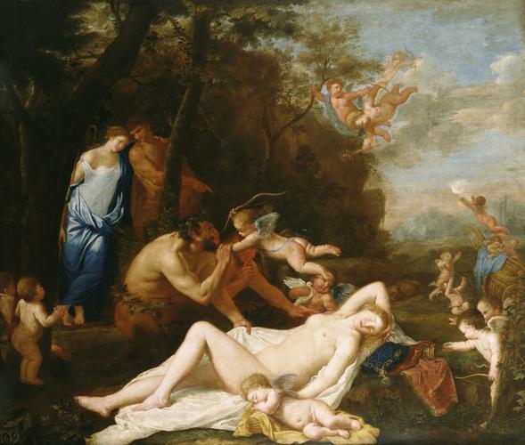 Venus Sleeping, with Satyrs and Cupids