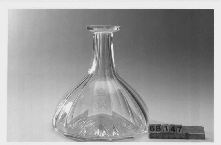 Set of eight ship's decanters