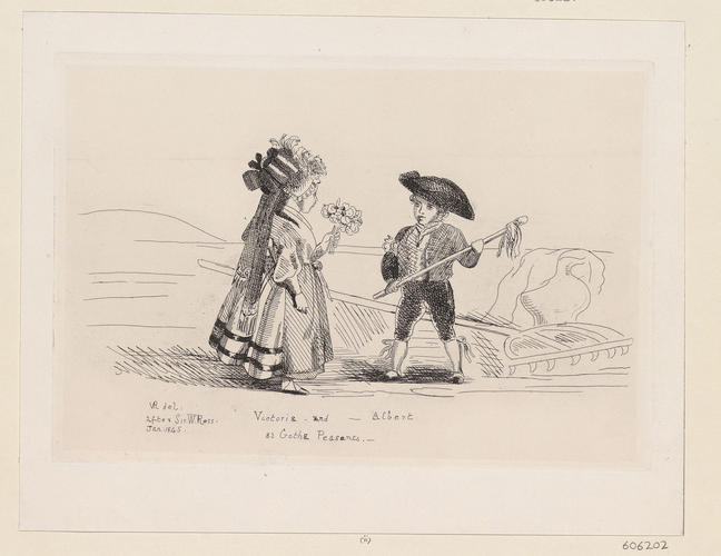 Victoria - and - Albert as Gotha Peasants -