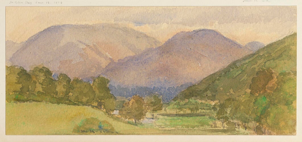 Master: SKETCHES BY QUEEN VICTORIA I
Item: A Highland landscape