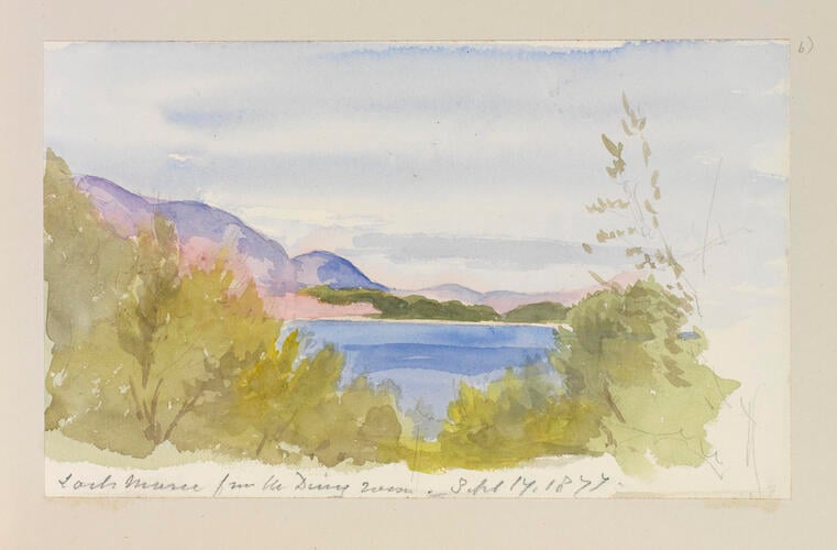 Master: SKETCHES BY QUEEN VICTORIA II
Item: Loch Maree f[ro]m the Dining room
