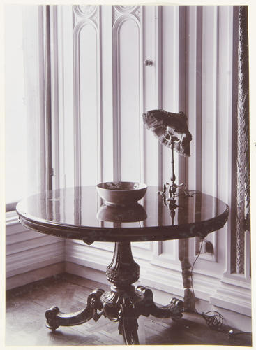 Table and lamp with bowl, Windsor Castle Table and lamp with bowl, Windsor Castle