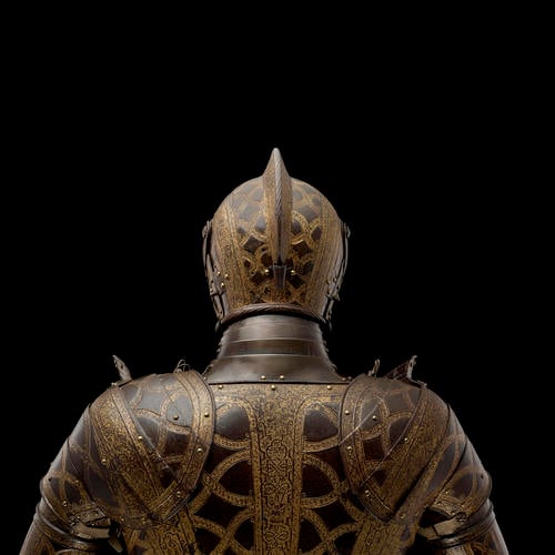 Armour garniture of Sir Christopher Hatton for the field, tourney, tilt and barriers Armour garniture of Sir Christopher Hatton for the field, tourney, tilt and barriers