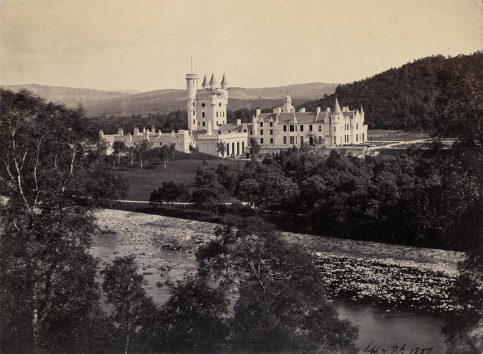 Balmoral Castle from the River Dee