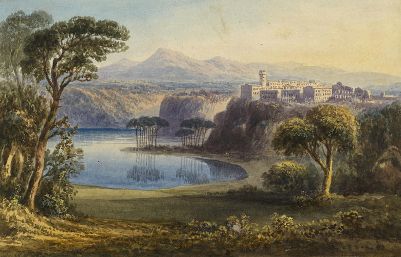 Master: Album belonging to Princess Louise
Item: View of a lake