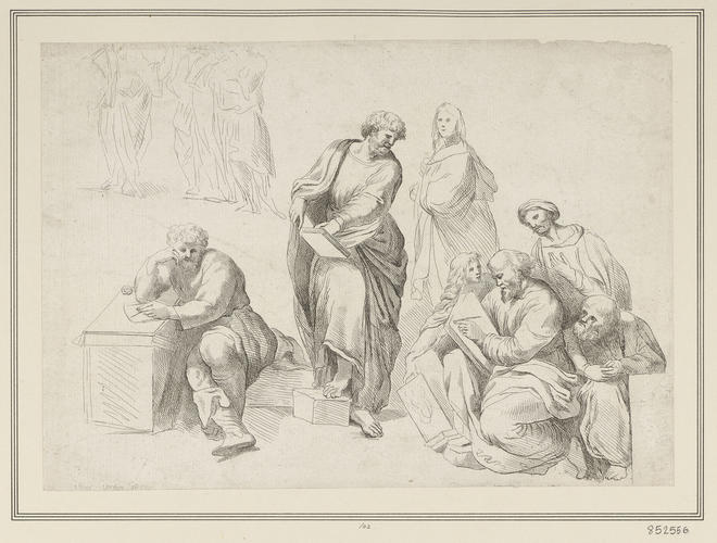 Group of philosophers [from 'The School of Athens']
