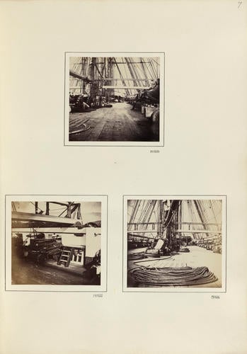 View of ship deck