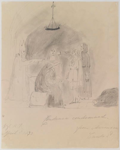 Master: PRINCESS VICTORIA SKETCHES 1
Item: Constance condemned