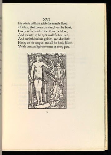 Eros & Psyche : a poem in XII measures / by Robert Bridges ; with wood-cuts from designs by Edward Burne-Jones