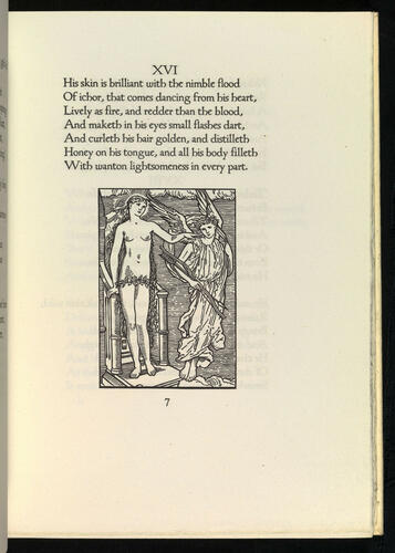 Eros & Psyche : a poem in XII measures / by Robert Bridges ; with wood-cuts from designs by Edward Burne-Jones Eros & Psyche : a poem in XII measures / by Robert Bridges ; with wood-cuts from designs by Edward Burne-Jones