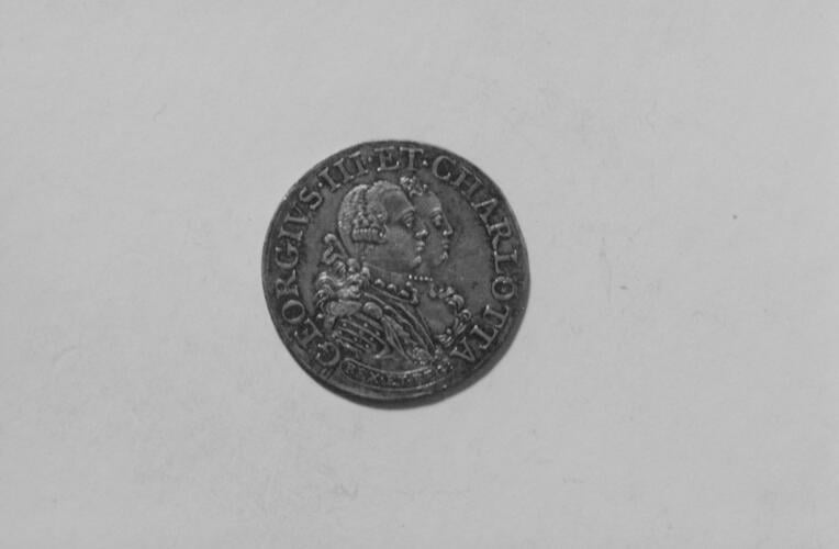 Medal commemorating the Marriage of King George III and Princess Charlotte, 1761 Medal commemorating the Marriage of King George III and Princess Charlotte, 1761