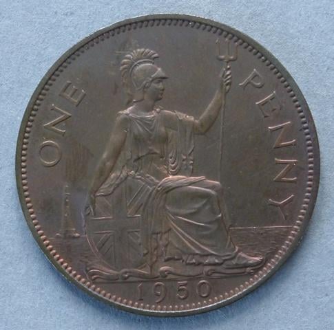 George VI Proof penny George VI Proof penny