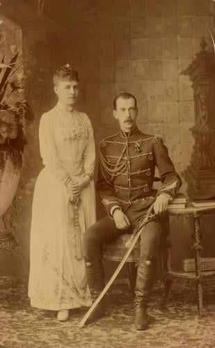 Grand Duke Paul Alexandrovich and Grand Duchess Alexandra Georgievna, when Princess Alexandra of Greece