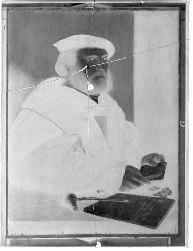 Glass plate negative of 'A Merchant of the German Steelyard Glass plate negative of 'A Merchant of the German Steelyard