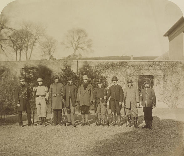 Volunteer class at Hythe. The fourth section