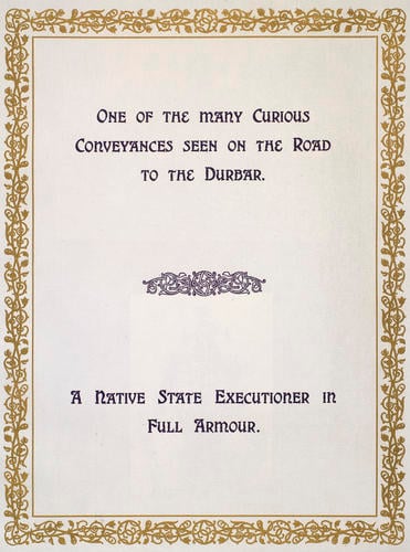 Curious conveyances on the road to the Durbar Curious conveyances on the road to the Durbar