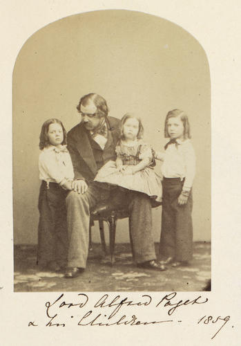 Lord Alfred Paget and his children