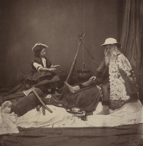 Princess Louise and Albert Edward, Prince of Wales as 'Winter' Princess Louise and Albert Edward, Prince of Wales as 'Winter'