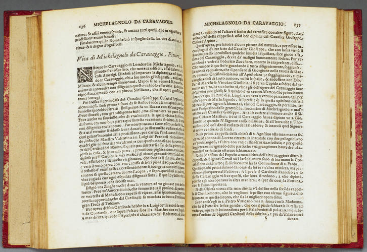 Le Vite de'pittori scultori et architetti dal pontificato di Gregorio XIII del 1572. In fino a' tempi di Papa Urbano Ottavo nel 1642 / scritte da Gio. Baglione Romano . .