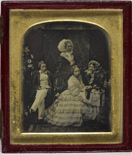 Queen Victoria, Princess Mary, Duchess of Gloucester, the Prince of Wales and Princess Alice, Gloucester House Queen Victoria, Princess Mary, Duchess of Gloucester, the Prince of Wales and Princess Alice, Gloucester House