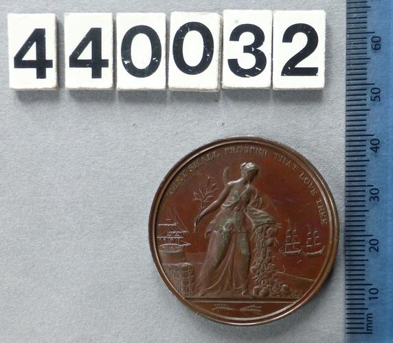 Medal commemorating the signing of the Preliminaries for the Peace of Amiens, 1801