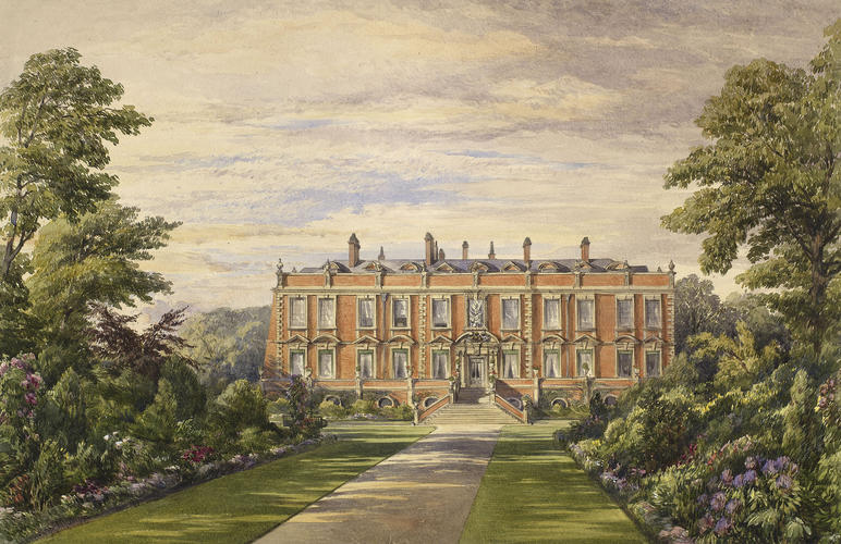 Croxteth Park: west front from the garden