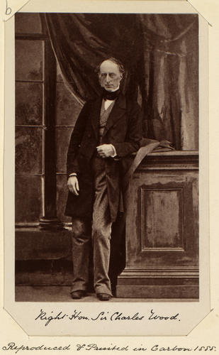 Charles Wood, 1st Viscount Halifax (1800-85) Charles Wood, 1st Viscount Halifax (1800-85)