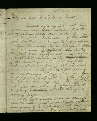 Master: [Bundle of letters by the Farington family]
Item: Letter from Joseph Farington regarding the publication of the surveys of the River Thames and River Forth. Dated 17 February 1793