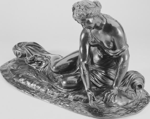 Nymph with a shell