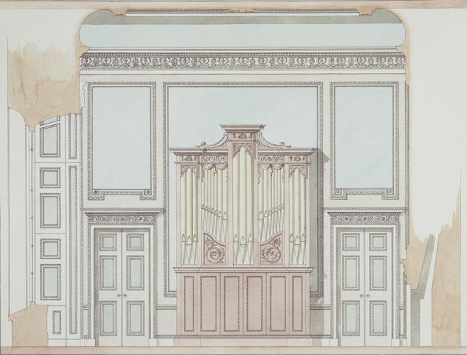 Design for the Music Room, Windsor Castle
