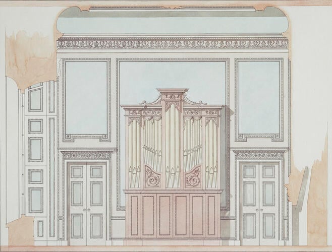 Design for the Music Room, Windsor Castle