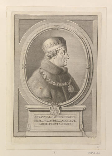 Master: [medals bearing the portraits of the Dukes and Duchesses of Lorraine]
Item: RENATVS I D. G. REX IEROSOL SICIL