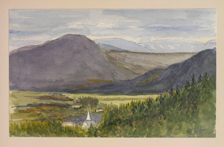 Master: SKETCHES BY QUEEN VICTORIA I
Item: From the Lion's Face